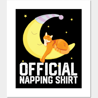 officiall napping shirt Posters and Art